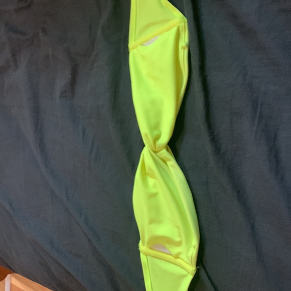 neon yellow bikini top - Picture 3 of 3